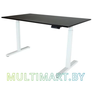 Стол для работы стоя ErgoSmart Electric Desk Compact 1360x800x36 мм (дуб мореный/белый)